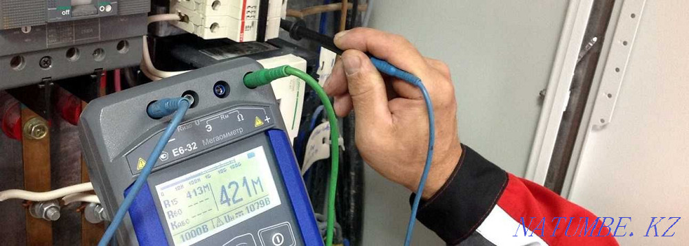 Оқшаулау кедергісін өлшеу. Мегаомметр 2,5 кВ дейін  Павлодар  - изображение 1