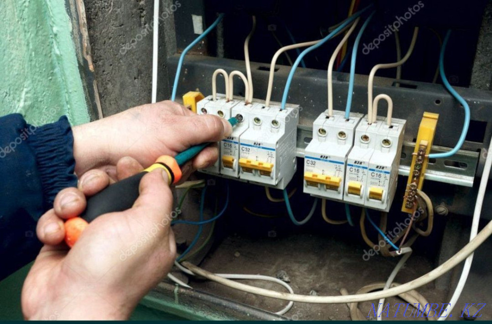 Электрик автоматты бра тәулік бойы 24/7 орнату сызба люстра карниз  Атырау - изображение 2