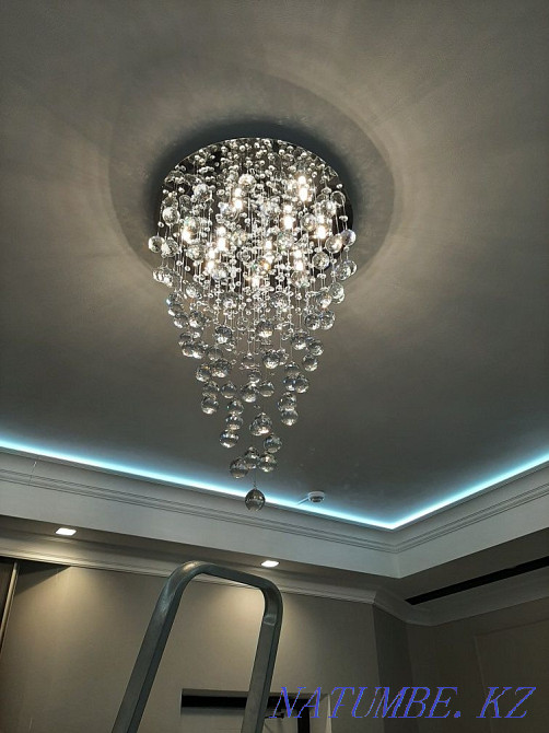 Люстралар – орнату, құрастыру  Атырау - изображение 3