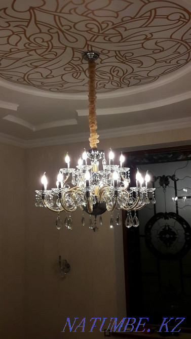 Люстралар – орнату, құрастыру  Атырау - изображение 1