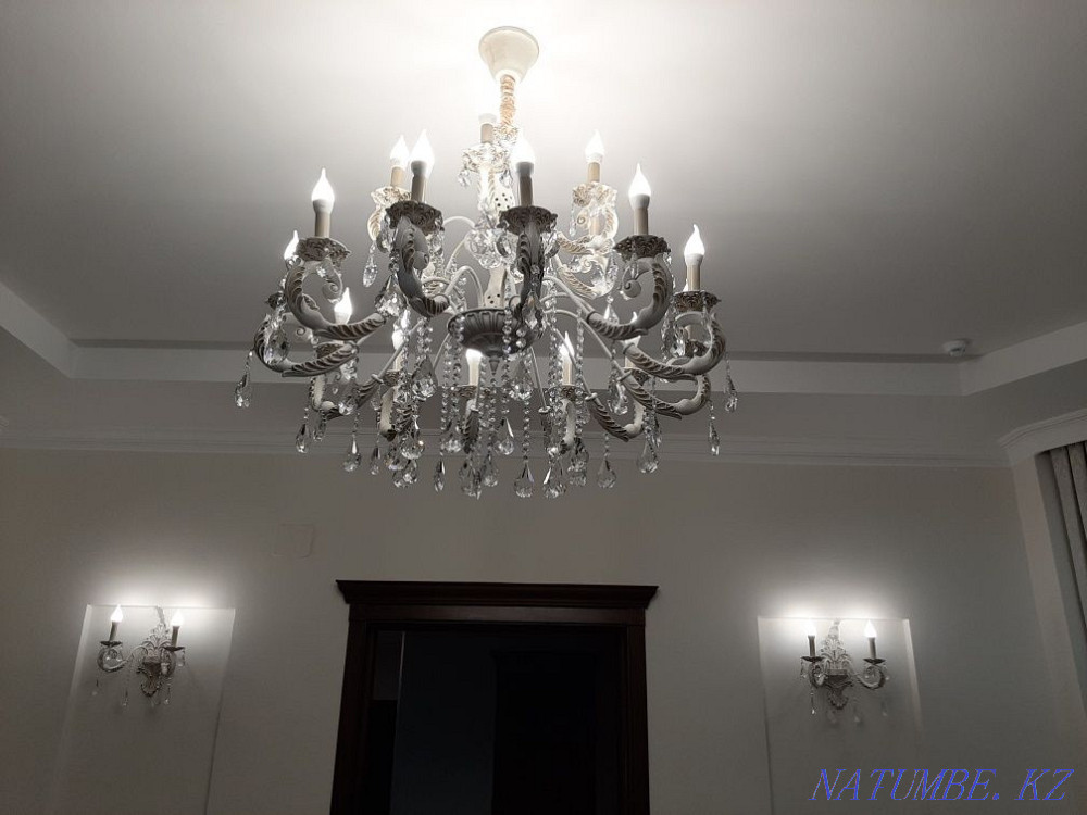 Люстралар – орнату, құрастыру  Атырау - изображение 8