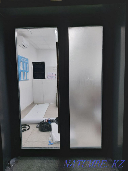 Window tinting, window washing stained glass facades paving stones Astana - photo 6