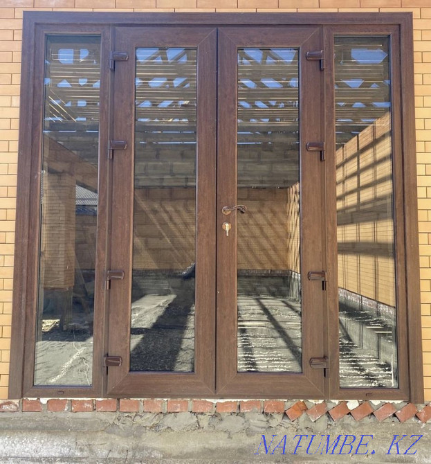 Plastic windows doors and stained glass windows Shymkent - photo 6