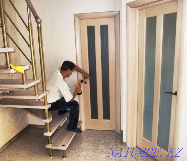 installation of interior doors with high quality and accuracy Байзак - photo 4