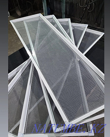 Mosquito nets: outdoor, indoor, sliding pleated Отеген батыра - photo 5