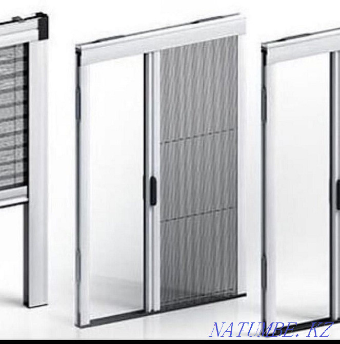 Москитные сетки: наружные, внутренние, раздвижные плиссе Отеген батыра - изображение 4