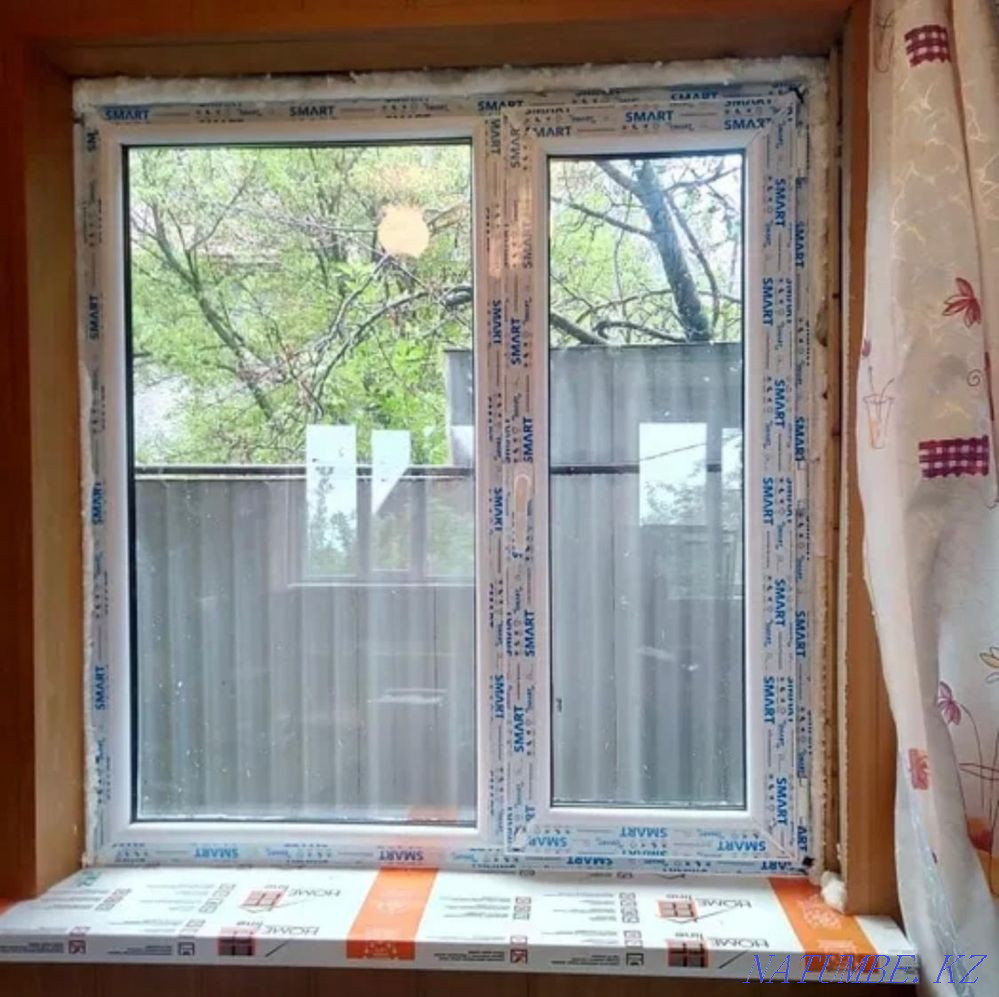 Пластиковые окна,двери,форточки,перегородки! Застекляем коттеджи! Алматы - изображение 2