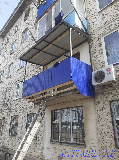 Сварка Выдвижение Утепление Остекление БАЛКОНОВ! Двери Решётки Навесы! Уральск - изображение 2