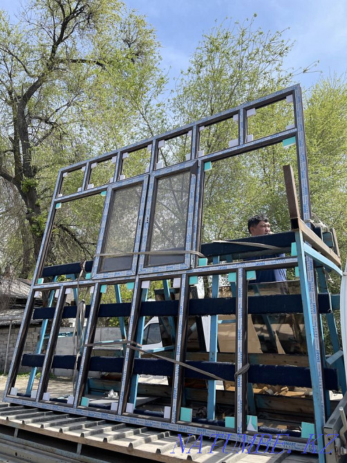 Пластиковые окна,двери,форточки! Алюминевые двери,перегородки! Дешёво! Алматы - изображение 2