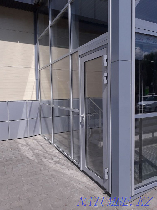 Алюминиевые витражи,двери,окна. Усть-Каменогорск - изображение 3