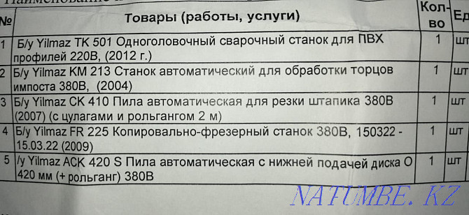 Пластик терезелерге станоктар сатамын 4млн 400тг  Ақтөбе  - изображение 1