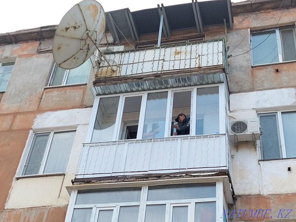 Пластикалық терезелер, лоджиялар, балконды шынылау  Балқаш - изображение 2