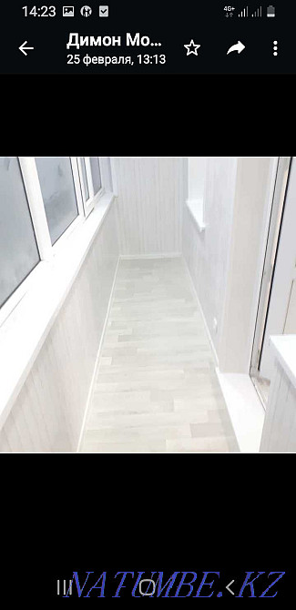 Balconies, Sheathing of balconies, PVC windows. Caspian credit, Caspian installment. Kostanay - photo 2