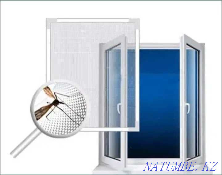 Москит торлары Терезе жөндеу Пластикалық терезе торы Маса есік  Алматы - изображение 2