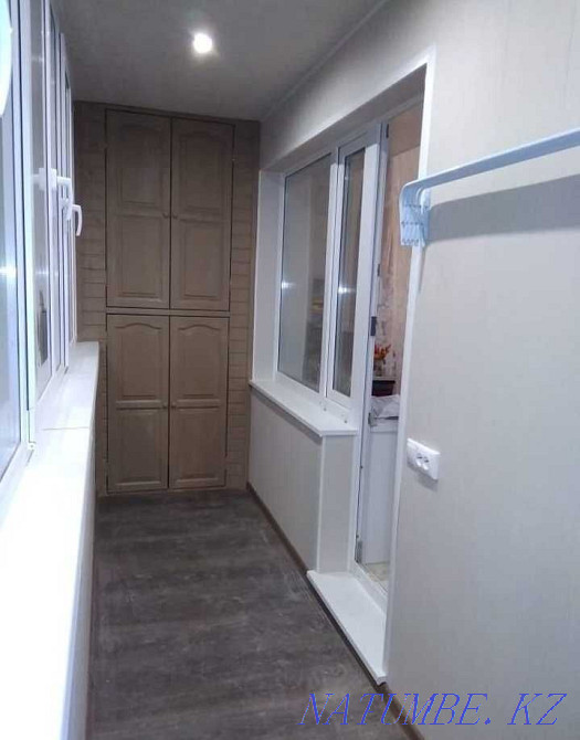 Балконы, Балконы из пластика, Пластиковые балконы, Остекление балконов Семей - изображение 2