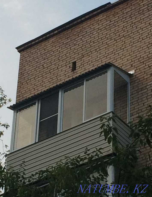 Балконы, Балконы из пластика, Пластиковые балконы, Остекление балконов Семей - изображение 7