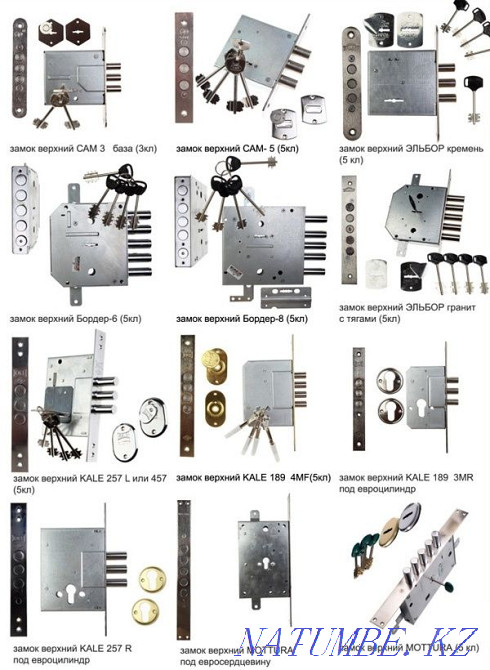 Lock installation, lock opening, safe opening, core replacement Almaty - photo 2