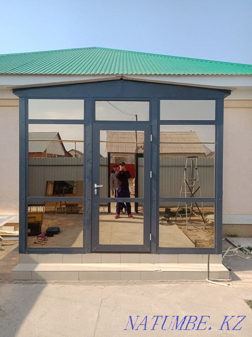 Aluminum structures, doors, windows, stained-glass windows, facades Oral - photo 4