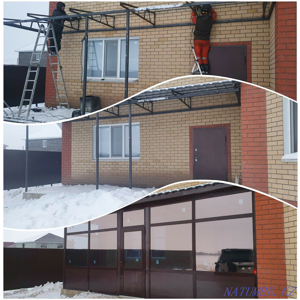 Aluminum structures, doors, windows, stained-glass windows, facades Oral - photo 3