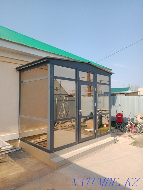 Aluminum structures, doors, windows, stained-glass windows, facades Oral - photo 1