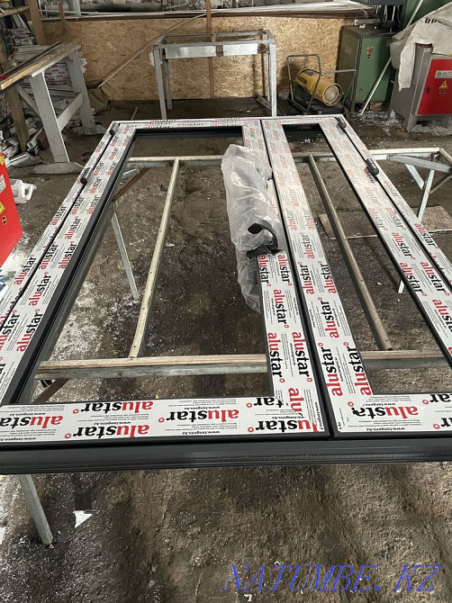 Алюминий есіктер, кіреберіс топтары, витраждар, кеңсе қалқалары Астана қ.  Астана - изображение 2