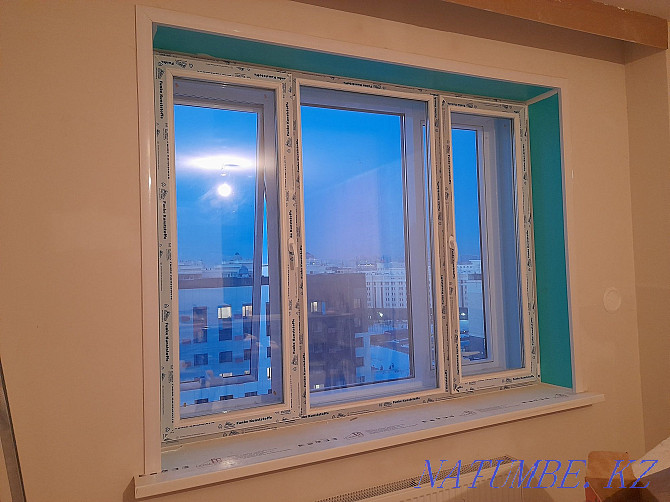 Пластиковые, окна, Двери, болконы, витражи, перегородки, ремонт 23000 Астана - изображение 3