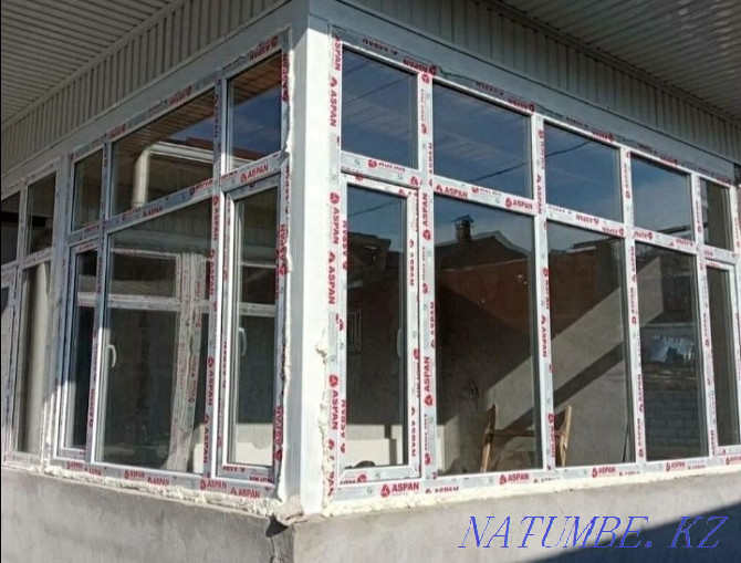 Пластиковые, окна, Двери, болконы, витражи, перегородки, ремонт 23000 Астана - изображение 7