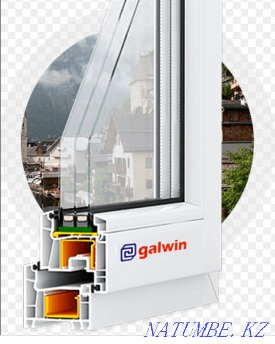 Пластик, терезелер, есіктер, балкондар, витраждар, қалқалар, жөндеу 23000  Астана - изображение 6