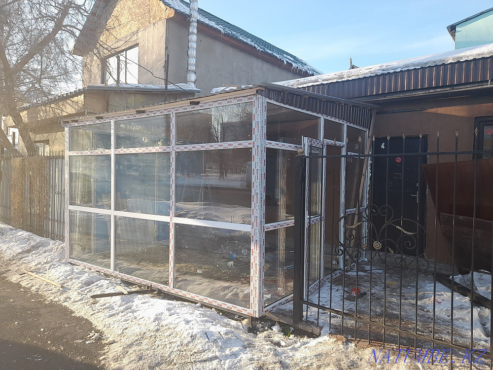 Пластик, терезелер, есіктер, балкондар, витраждар, қалқалар, жөндеу 23000  Астана - изображение 4