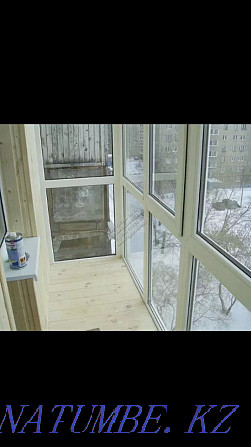 Пластиковые Болконы окна по немецкой технологии. Актобе - изображение 6