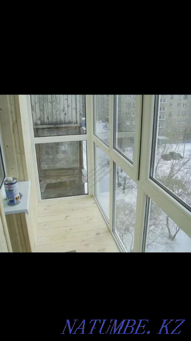 Пластиковые Болконы окна по немецкой технологии. Актобе - изображение 6