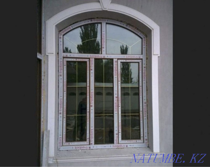 Plastic aluminum window, stained-glass windows, doors Shymkent - photo 4