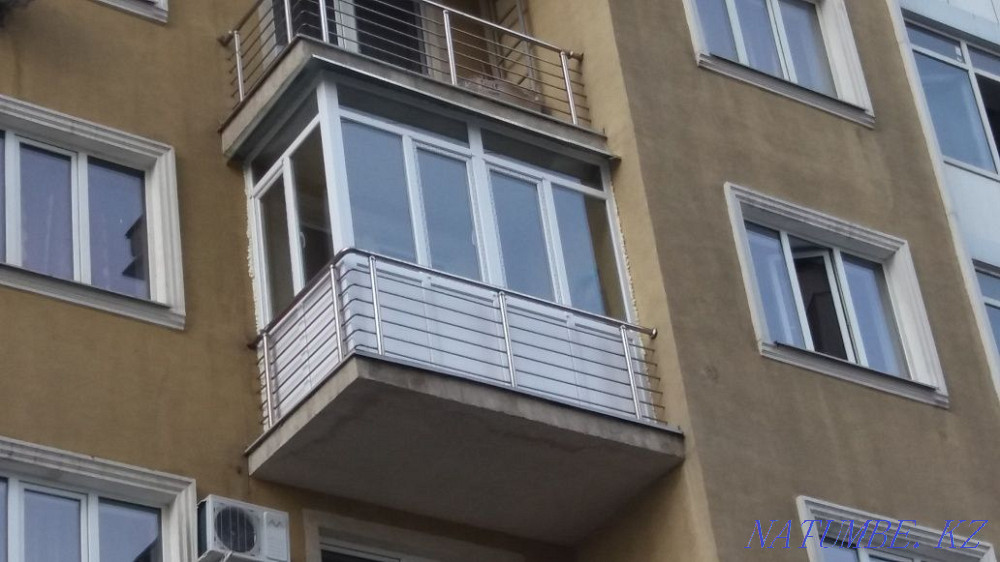Balcony glazing with high quality Almaty - photo 8