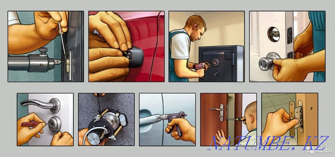 Opening locks safecracker burglary open car safe door replacement lock Astana - photo 1
