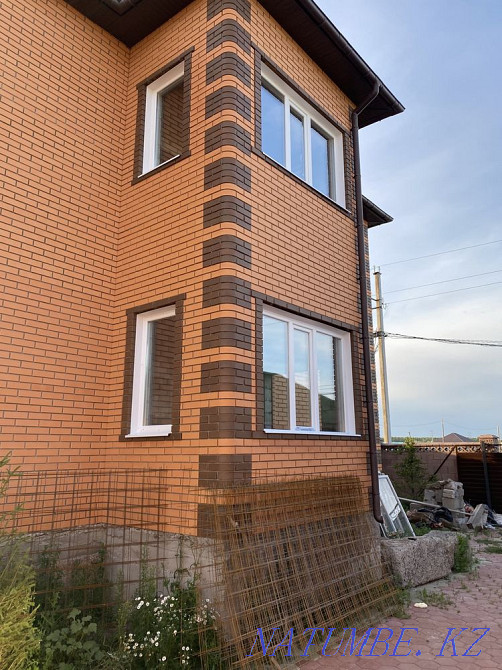 Plastic windows slopes window sills balconies stained-glass windows Astana - photo 4