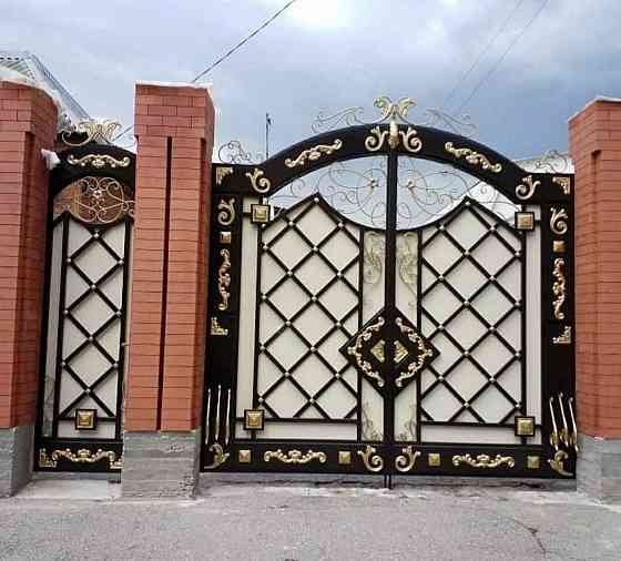 Кованые двери, кованые ворота, кованые перила, кованые навесы,ковка Павлодар