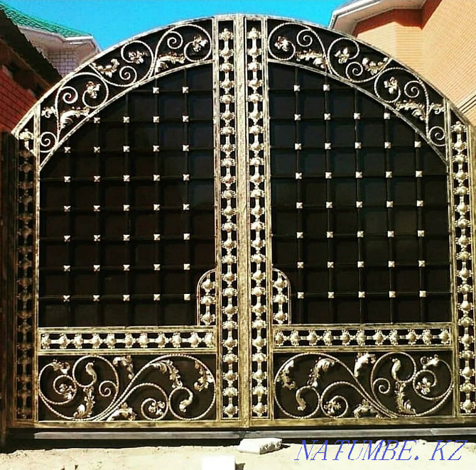 Кованые двери, кованые ворота, кованые перила, кованые навесы,ковка Павлодар - изображение 4