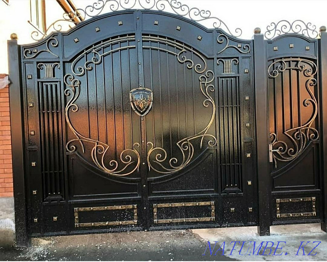 Кованые двери, кованые ворота, кованые перила, кованые навесы,ковка Павлодар - изображение 3