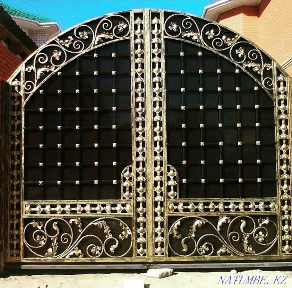 Кованые двери, кованые ворота, кованые перила, кованые навесы,ковка Павлодар - изображение 4