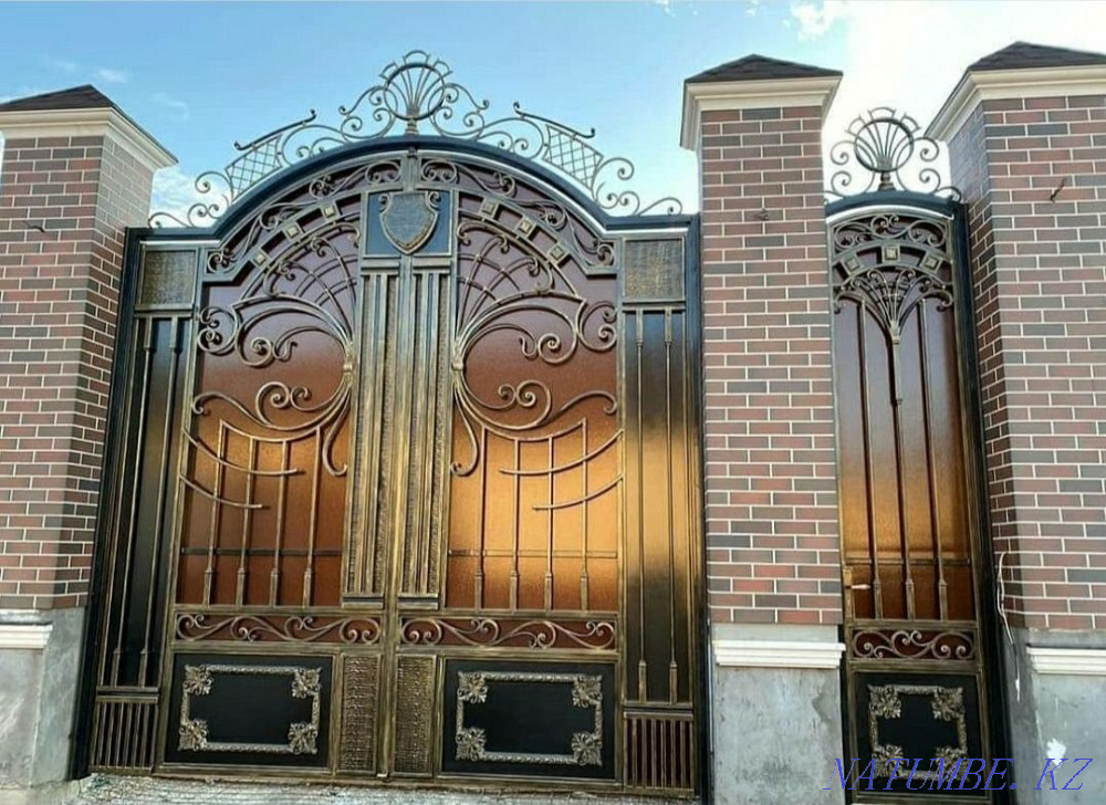 Кованые двери, кованые ворота, кованые перила, кованые навесы,ковка Павлодар - изображение 5