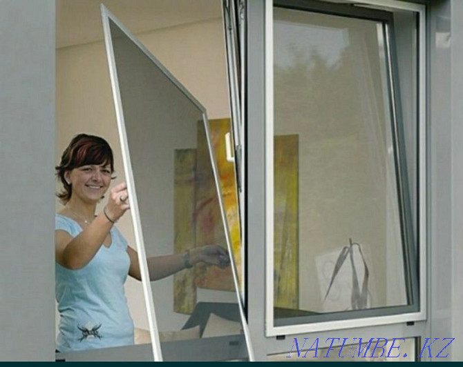 Сетки на окна и двери Алматы - изображение 4