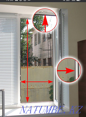 Маскитные сетки. Сетки на окна Алматы - изображение 5