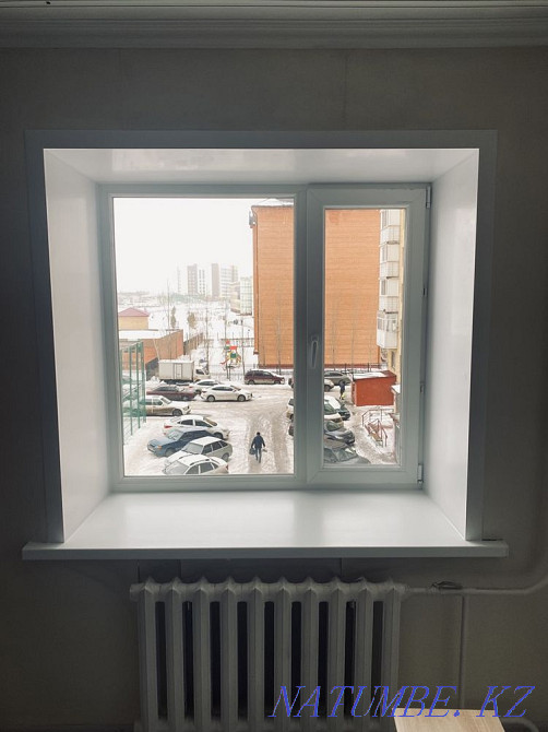 Plastic windows, slopes, window sills, loggias, stained-glass windows Astana - photo 5