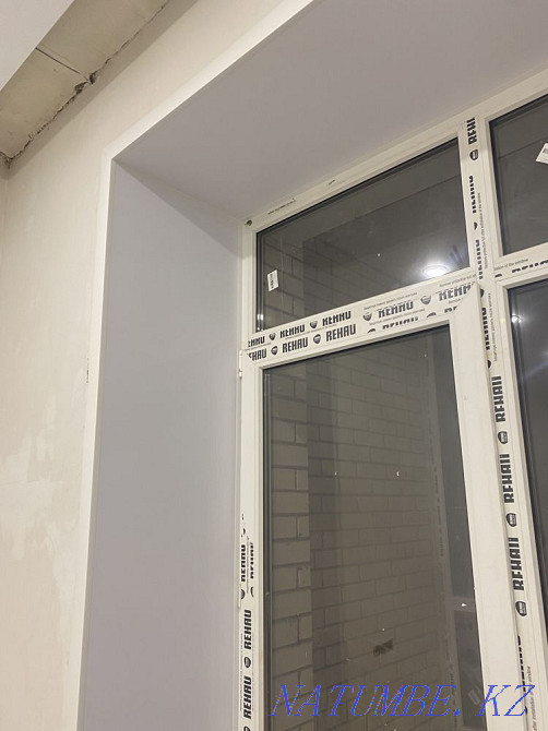 Plastic windows, slopes, window sills, loggias, stained-glass windows Astana - photo 7