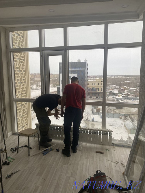 Plastic windows, slopes, window sills, loggias, stained-glass windows Astana - photo 3