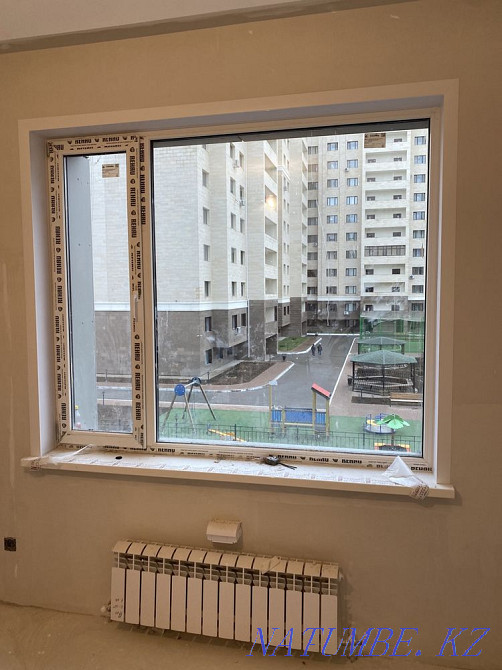 Plastic windows, slopes, window sills, loggias, stained-glass windows Astana - photo 1