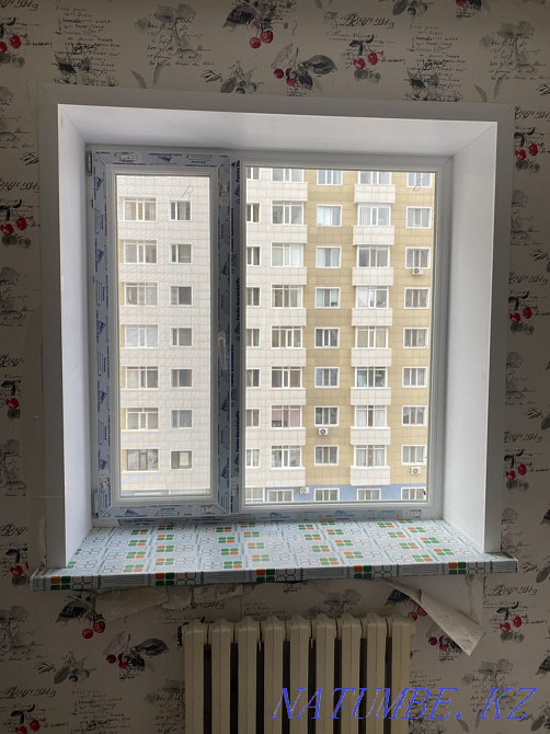 Plastic windows, slopes, window sills, loggias, stained-glass windows Astana - photo 6