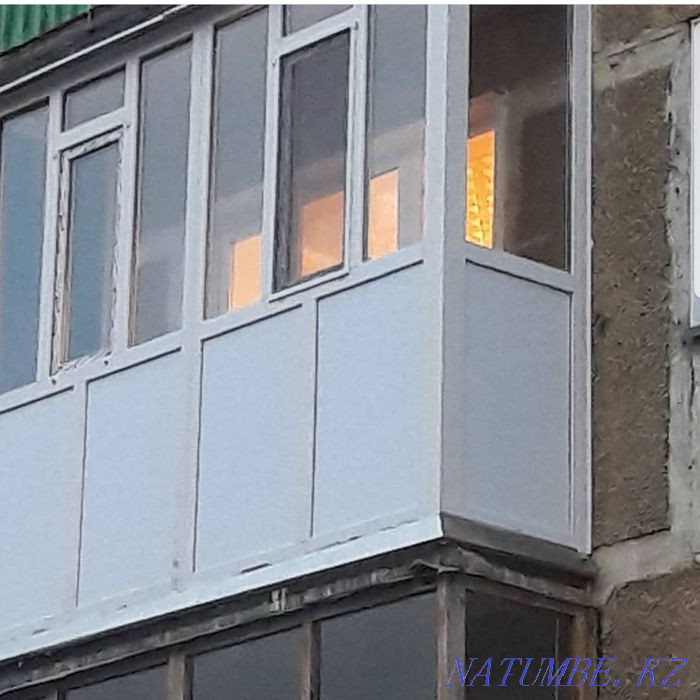 Жылтырату! Балкондар мен лоджияларды қаптау, оқшаулау! Терезелер, есіктер!!!  Павлодар  - изображение 3