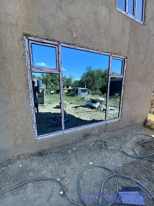 Plastic window doors stained glass Shymkent - photo 8