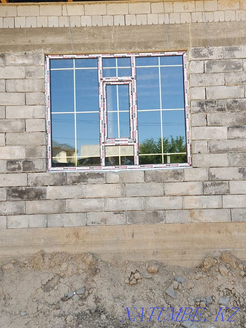 Plastic window doors stained glass Shymkent - photo 7